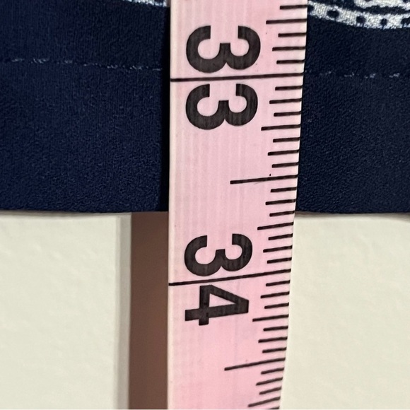 Women’s Lulus Taj Mahal Tour Lined Shift Dress in Blue & White Size Medium - Picture 10 of 12